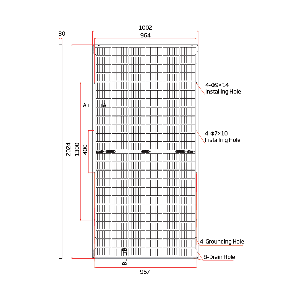 TRINA SOLAR, TSM-DEG15MC.20(II), Standard Bifacial Monocrystalline 395Wp Solar Panel