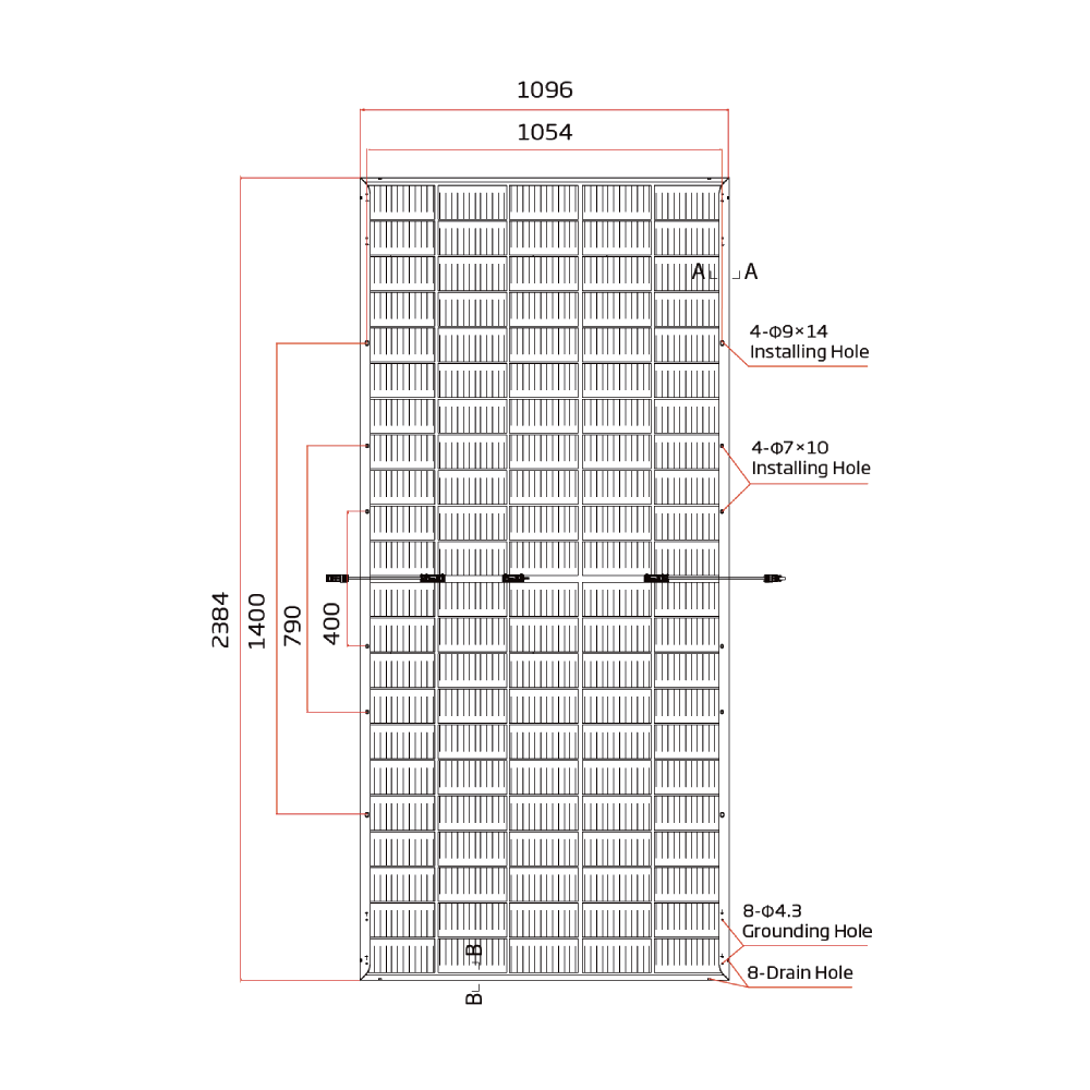 TRINA SOLAR, TSM-DEG19C.20, Standard Bifacial Monocrystalline 540Wp Solar Panel