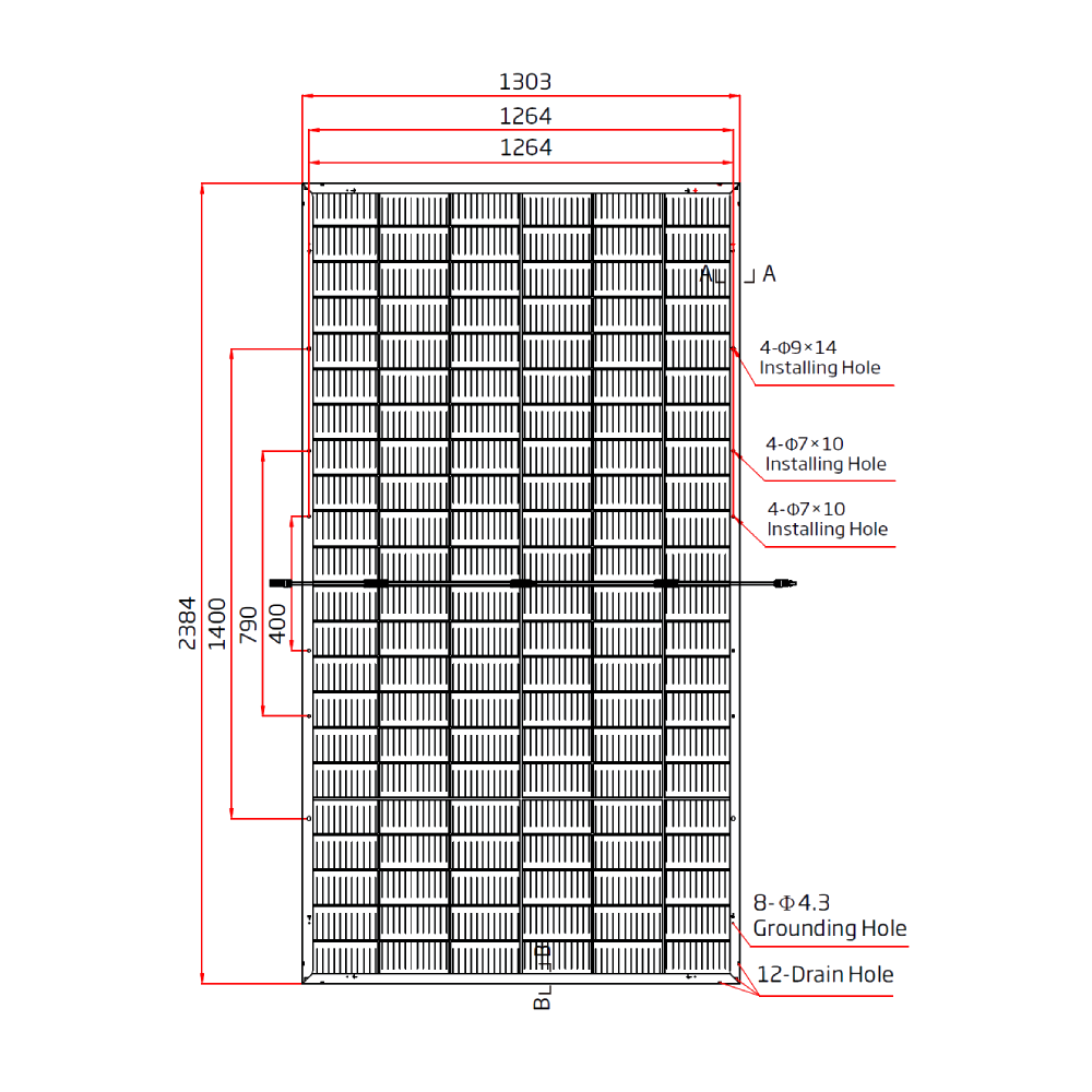 TRINA SOLAR, TSM-DEG21C.20, Standard Bifacial Monocrystalline 640Wp Solar Panel