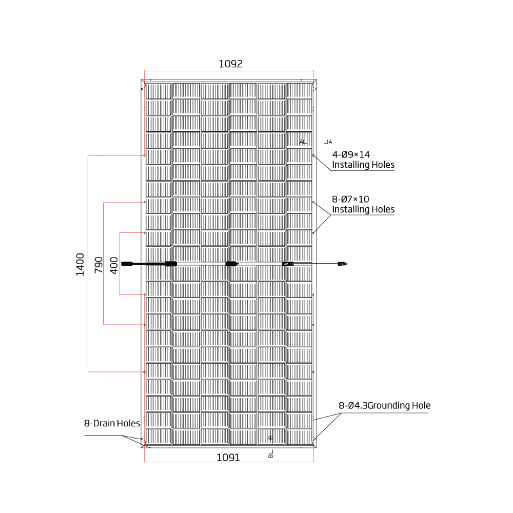 TRINA SOLAR, TSM-NEG19RC.20, Standard Bifacial Monocrystalline 570Wp Solar Panel