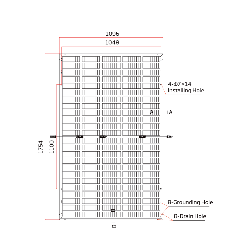 TRINA SOLAR, TSM-DE09C.05, Standard Monofacial Monocrystalline 400Wp Solar Panel