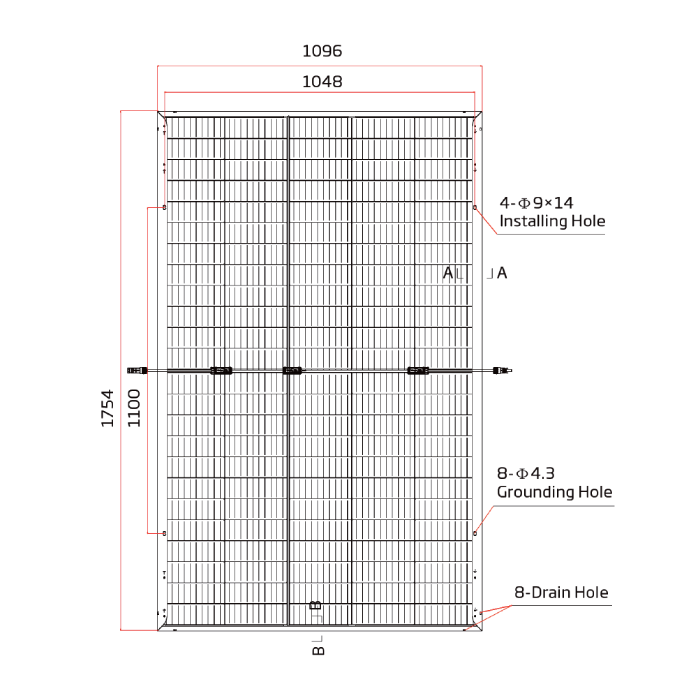 TRINA SOLAR, TSM-DE09C.07, Standard Monofacial Monocrystalline 390Wp Solar Panel
