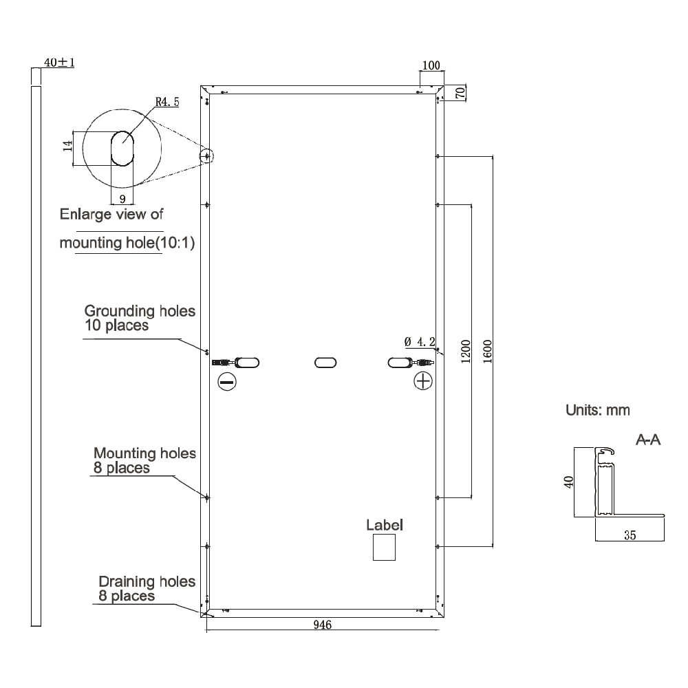 JA SOLAR, JAM78S10-MR-435W, Standard Monofacial Monocrystalline MBB PERCIUM Half-Cell 455Wp Solar Panel