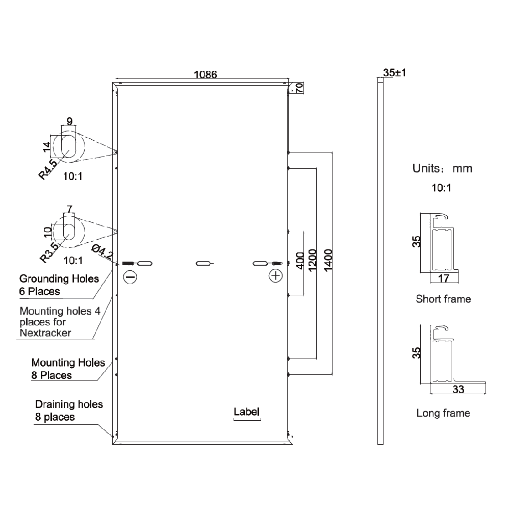 JA SOLAR, JAM72S30-MR-545W, Standard Monofacial Monocrystalline PERC Half-Cell 545Wp Solar Panel