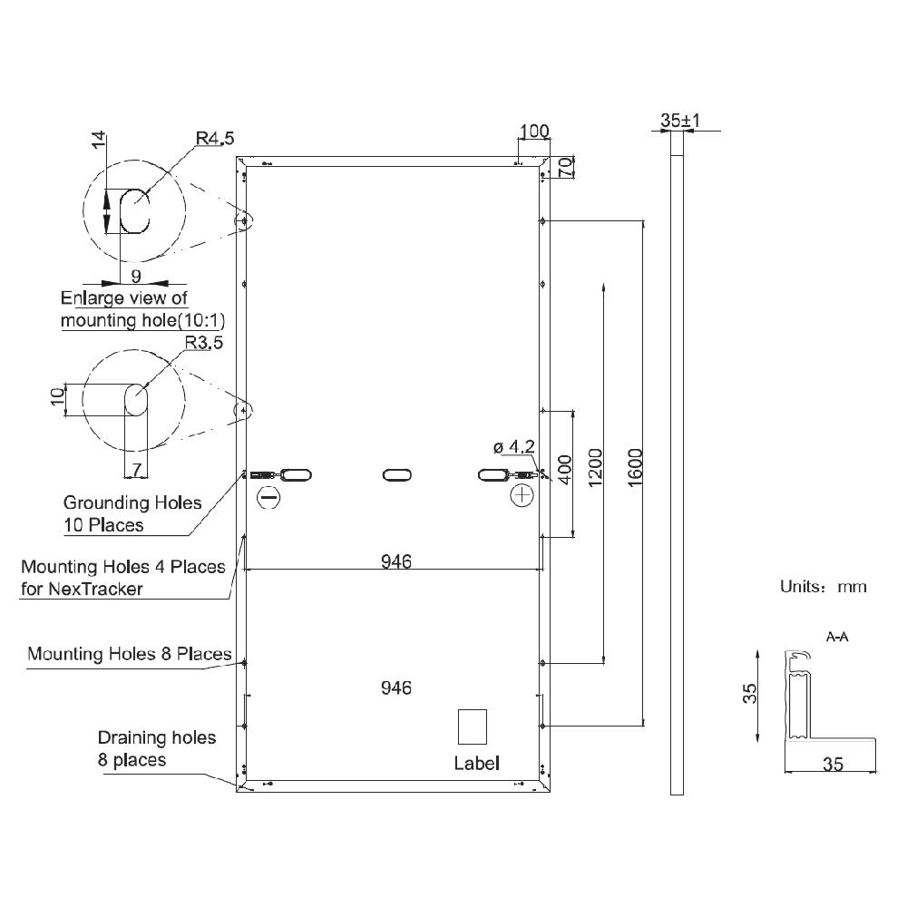 JA SOLAR, JAM72S10-MR-415W, Standard Monofacial Monocrystalline MBB PERCIUM Half-Cell 415Wp Solar Panel