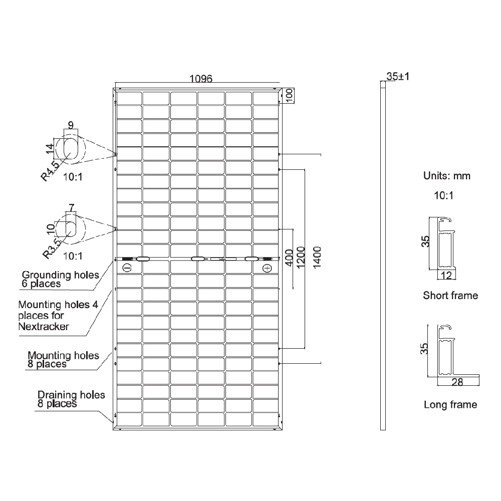 JA SOLAR, JAM72D30-MB-540W, Standard Bifacial Monocrystalline PERCIUM Half-Cell 540Wp Solar Panel