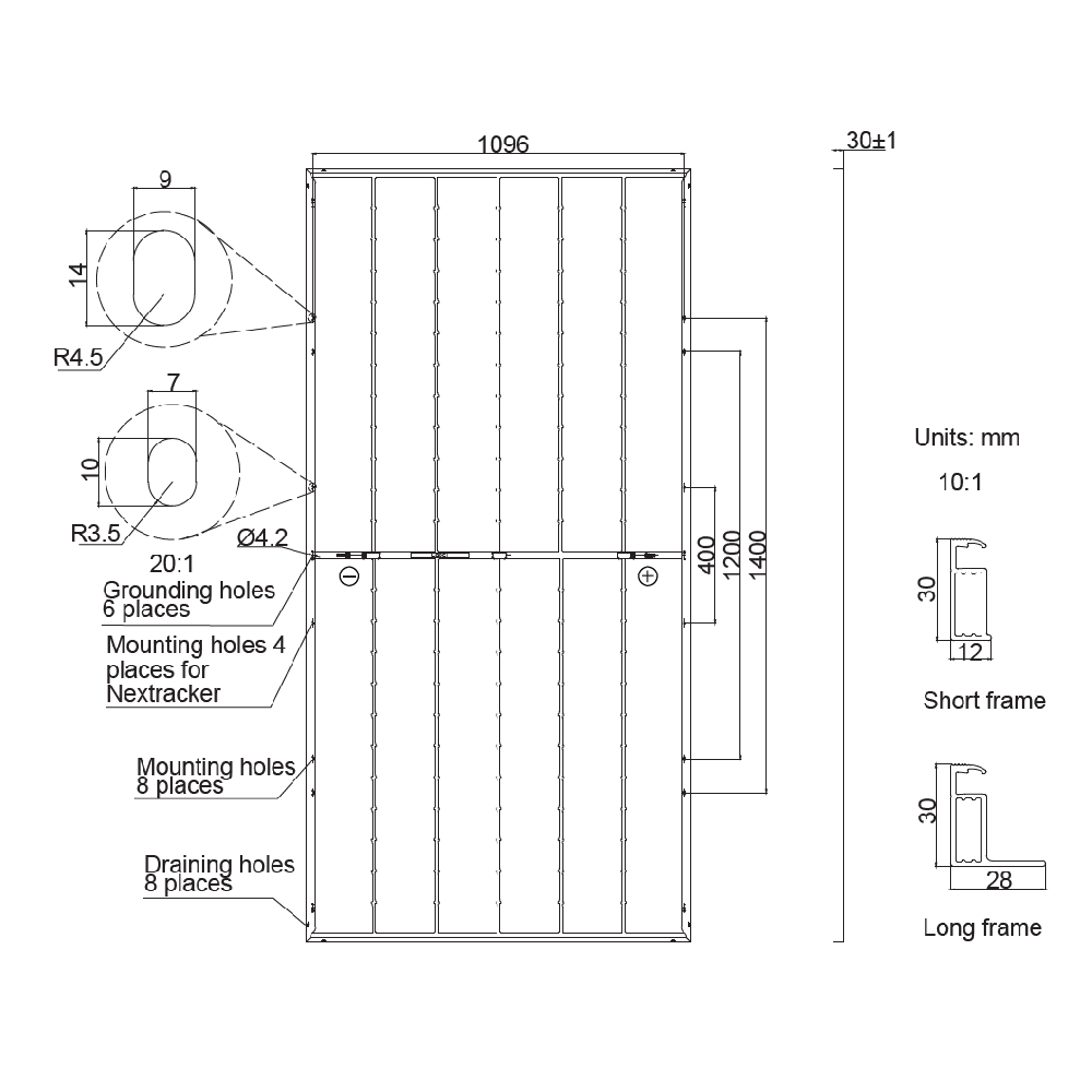 JA SOLAR, JAM72D30-GB-540W, Standard Bifacial Monocrystalline 11B PERC Half-Cell 540Wp Solar Panel