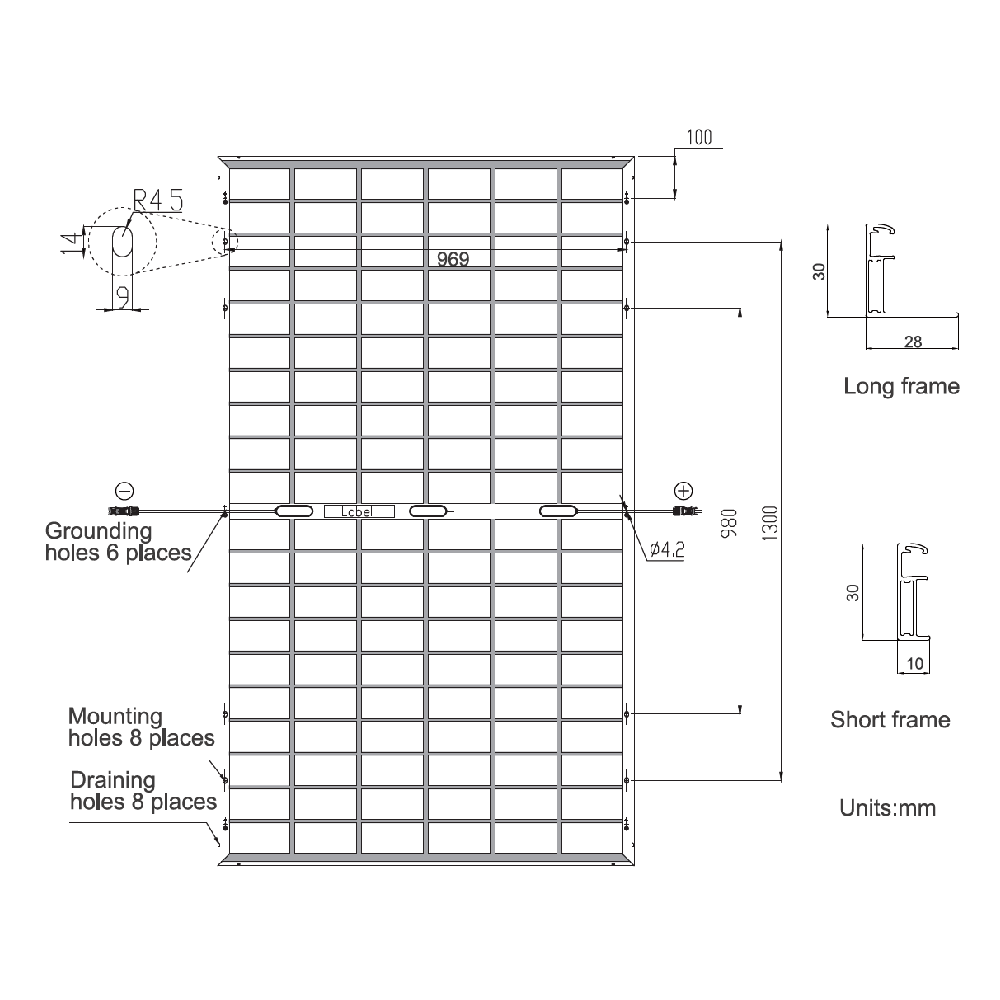 JA SOLAR, JAM60D10-MB-330W, Standard Bifacial Monocrystalline MBB PERCIUM Half-Cell 330Wp Solar Panel