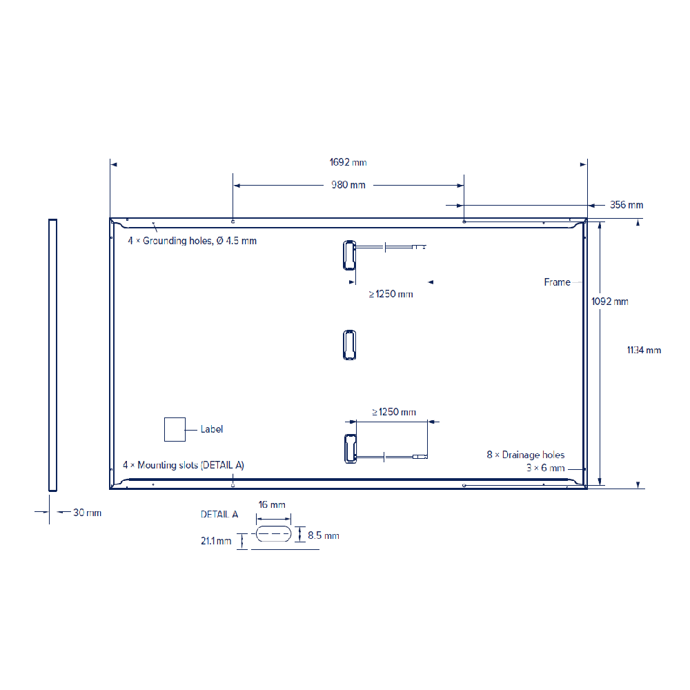 QCELLS, Q.PEAK-DUO-BLK-M-G11-380W, Standard Monofacial Monocrystalline Half-Cells 400Wp Solar Panel