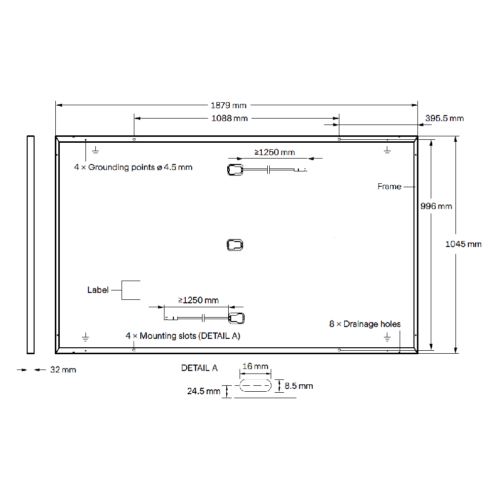 QCELLS, Q.PEAK-DUO-ML-G10.2-395W, Standard Monofacial Monocrystalline Half-Cells 415Wp Solar Panel