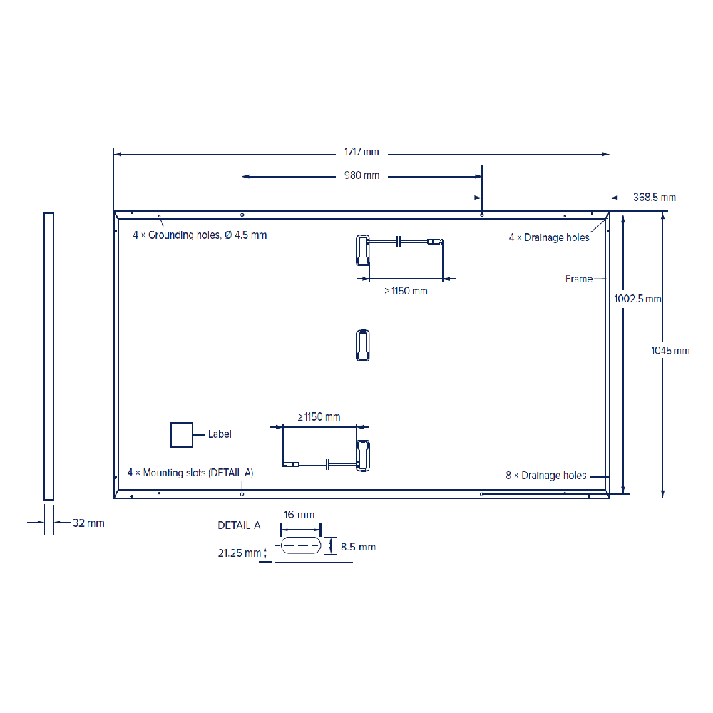 QCELLS, Q.PEAK-DUO-G10+-360W, Standard Monofacial Monocrystalline Half-Cells 365Wp Solar Panel