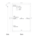 SUNPRO POWER, SPxxx-108M10-415W, Standard Monofacial Monocrystalline Mono-Crystalline PERC 415Wp Solar Panel