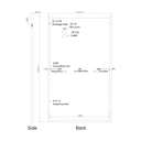 SUNPRO POWER, SPxxx-120M10-460W, Standard Monofacial Monocrystalline Mono-Crystalline PERC 460Wp Solar Panel