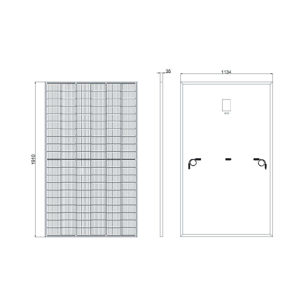 SUNPRO POWER, SPxxx-N120M10-465W, Standard Monofacial Monocrystalline N type Mono-Crystalline 465Wp Solar Panel