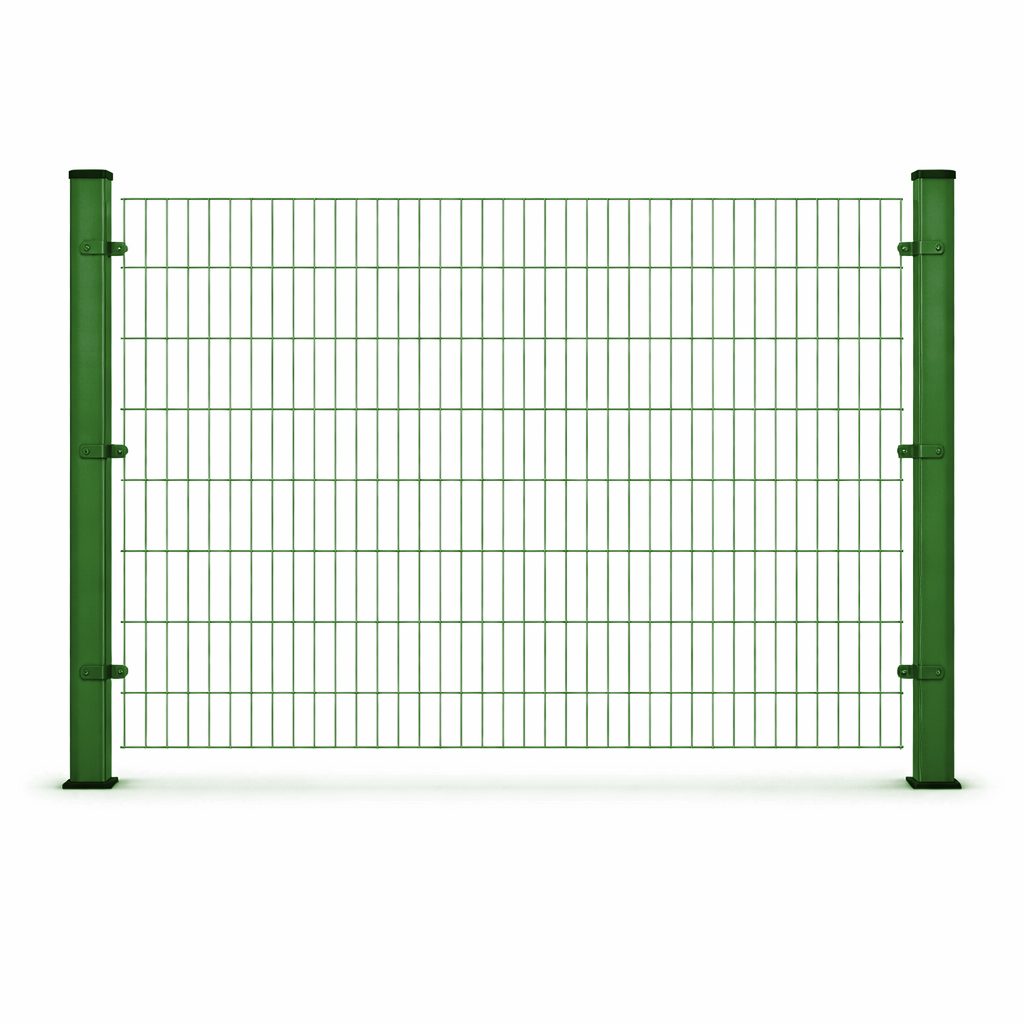 2D Wire Mesh Fence Panel, Galvanized, PVC Coated, 8/6/8 mm