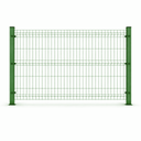 3D Wire Mesh Fence Panel, Galvanized, Painted, 4.2 mm