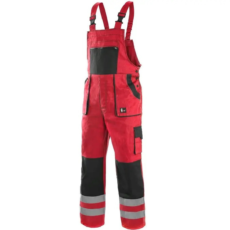 Work & Protection Bib Pants, Reflective, Unisex, LUXY BRIGHT