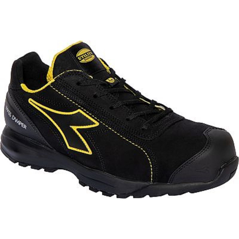 Black Safety Shoes, DIADORA GLOVE MDS MASTER LOW S3S