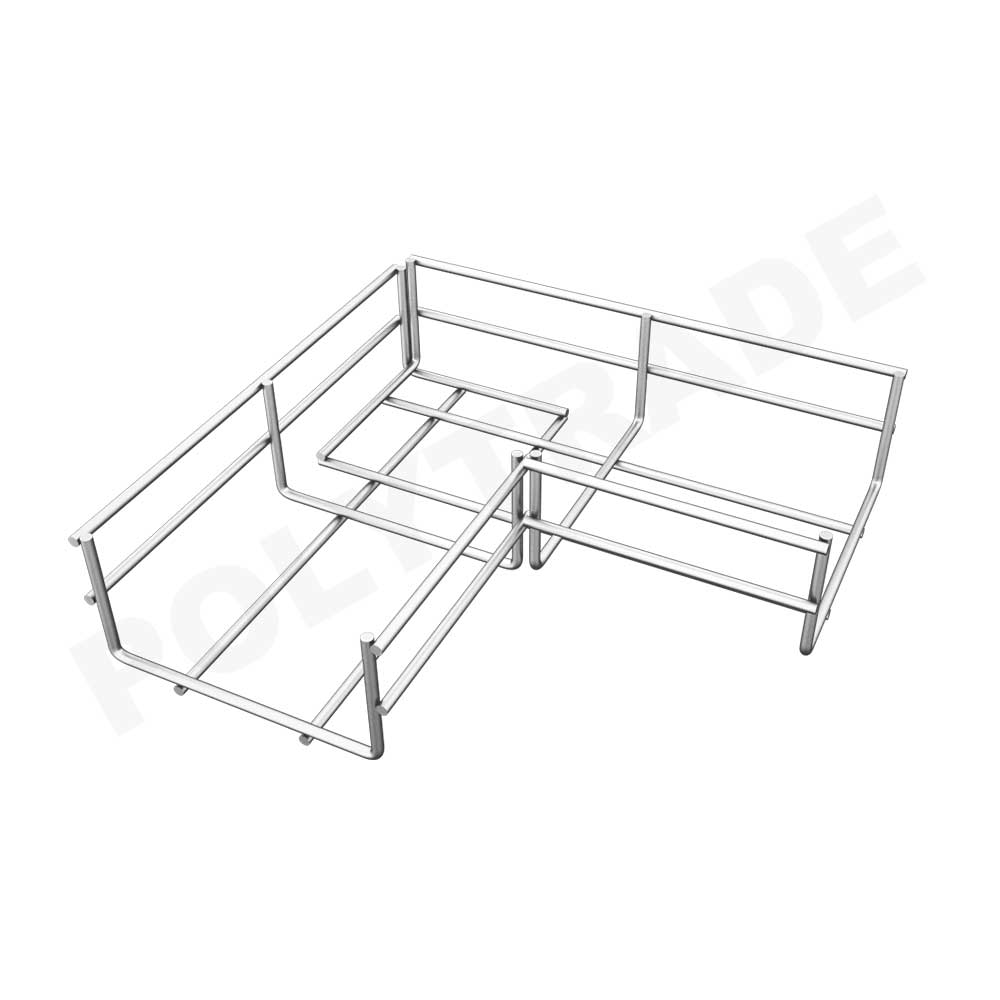 90deg Horizontal Bend Wire Mesh Cable Trays, HDG