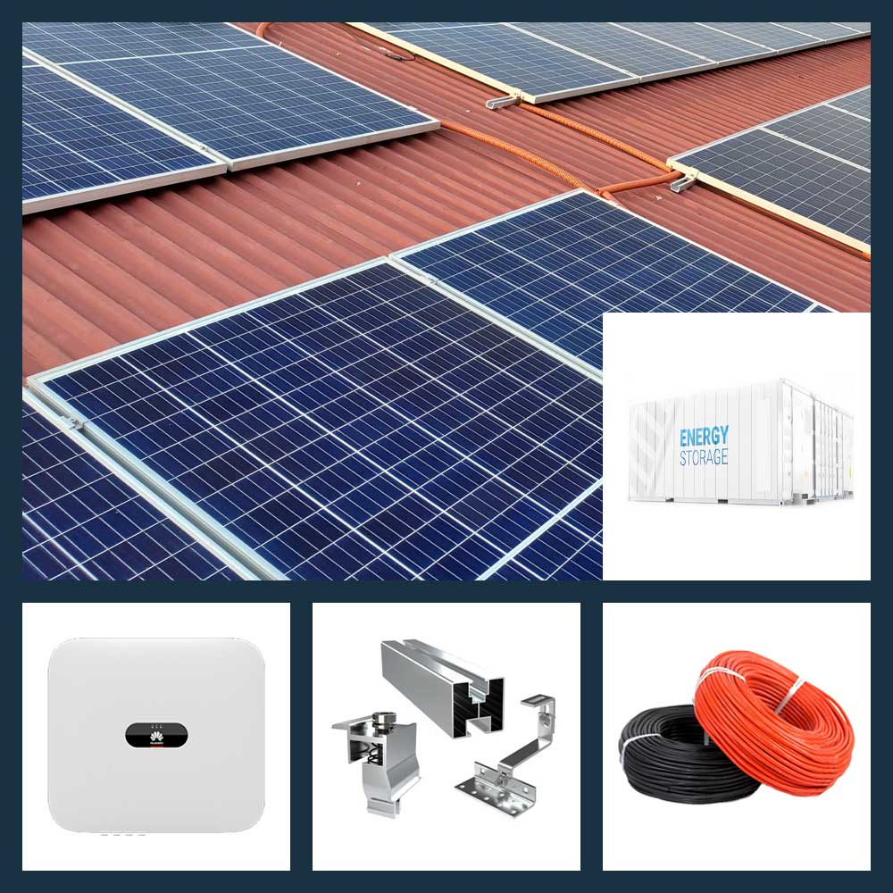 Furnizare și instalare kituri fotovoltaice industriale pentru acoperiș 450kW cu BESS