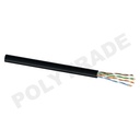 U/UTP Cat.5e 4PR  24AWG + Steel Messenger Wire PE