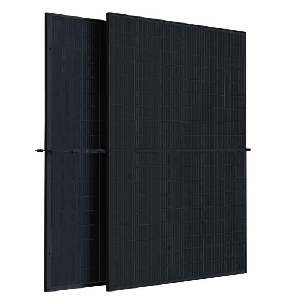 AE SOLAR, AE-CMD-108BDE, Black Bifacial Monocrystalline N Type half-cut cells 415Wp Solar Panel