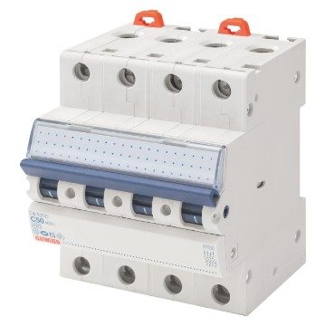 GEWISS GW92289, Miniature Circuit Breaker, MT 60 - 4P Characteristic B 25A, 4 modules