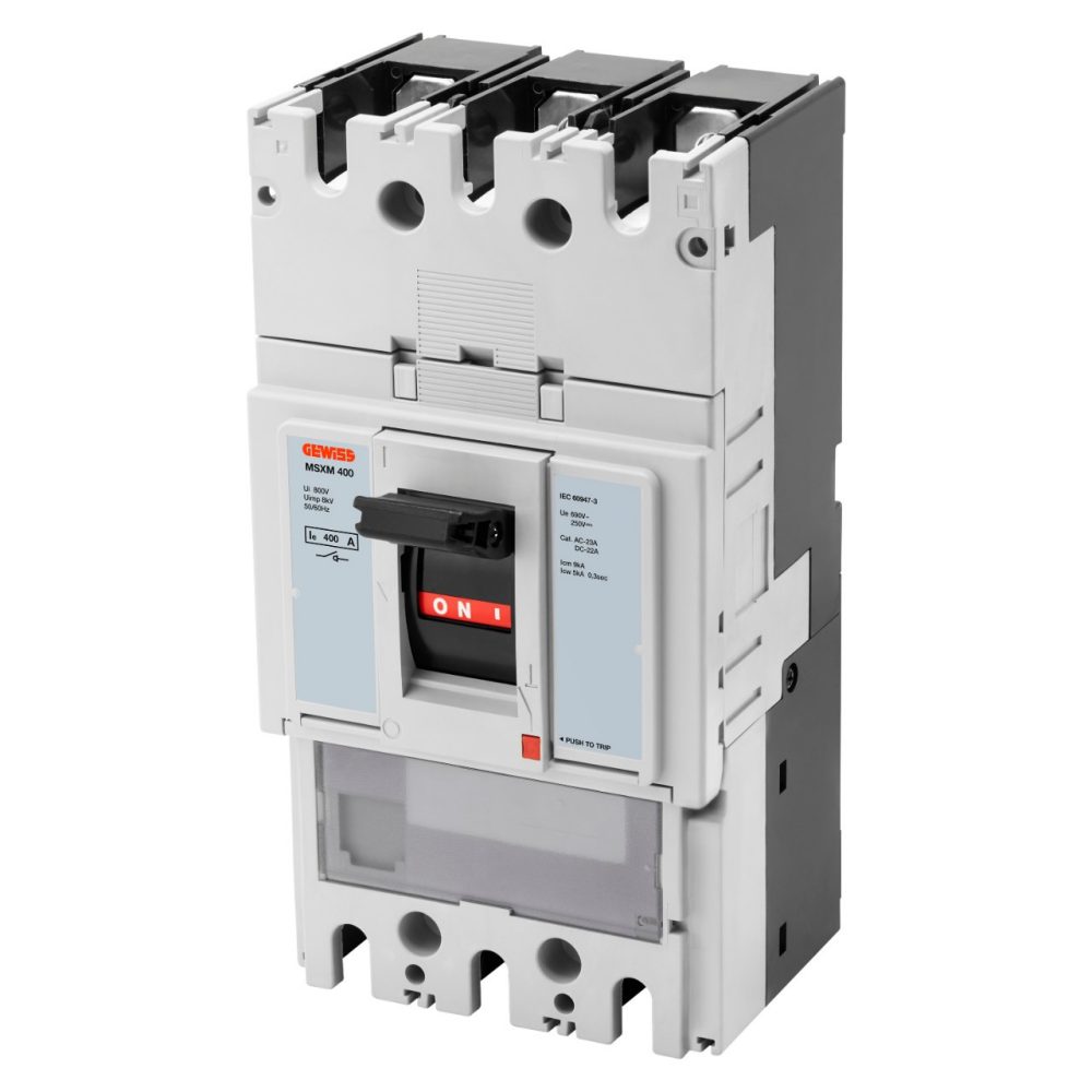 GEWISS GWD9445, MSXM 400, Separator cu întrerupător rotativ, 3P 400A 690V