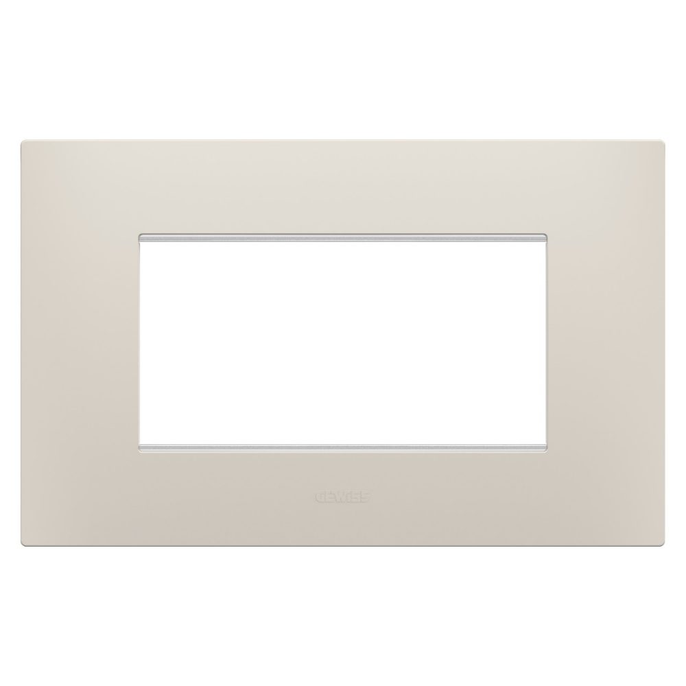 GEWISS GW16004NB, Ramă ornament EGO, IN tehnopolimer, 4 module, Bej natural, Chorusmart