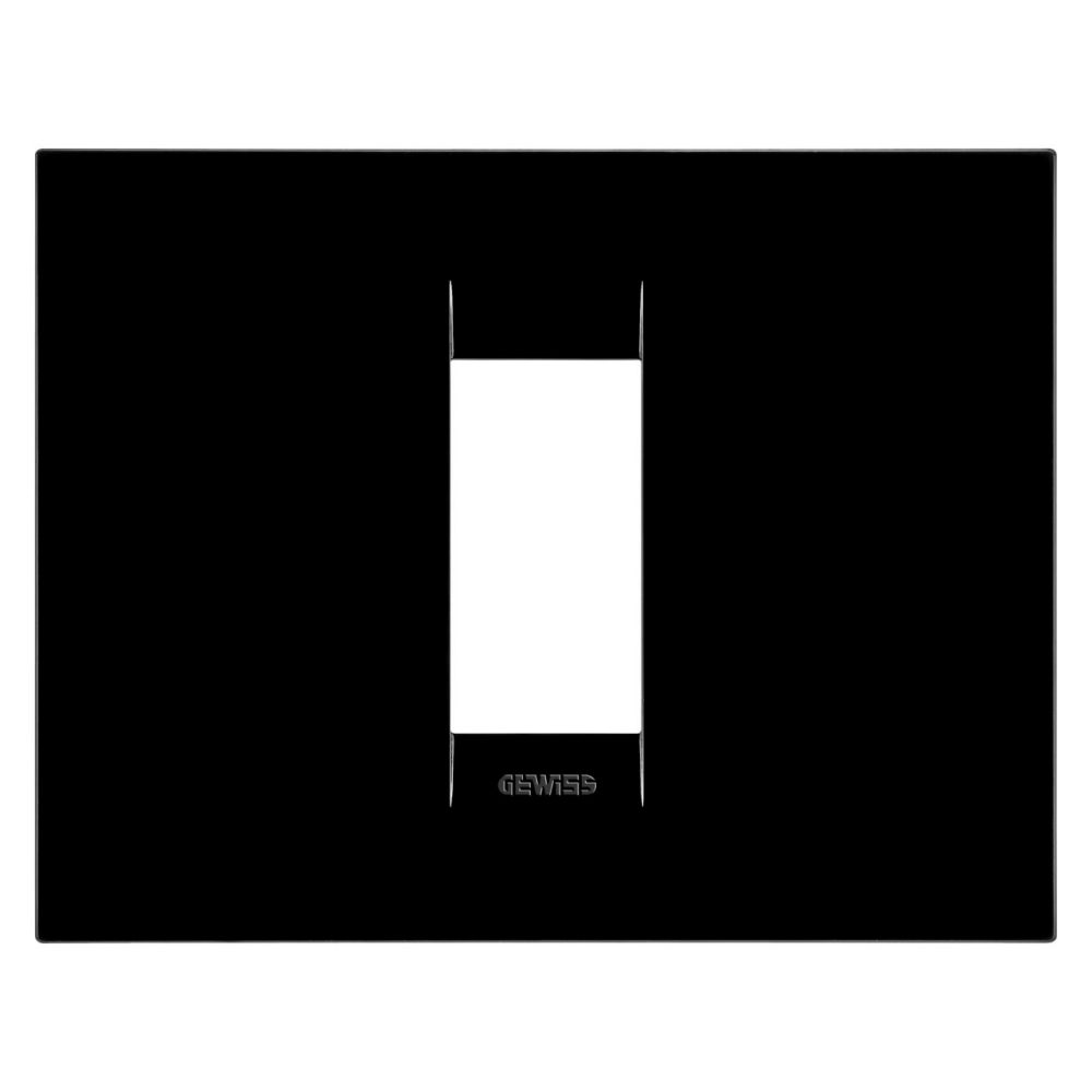 GEWISS GW16401TN, Ramă ornament geografică, IN tehnopolimer, 1 modul,  Toner negru, Chorusmart