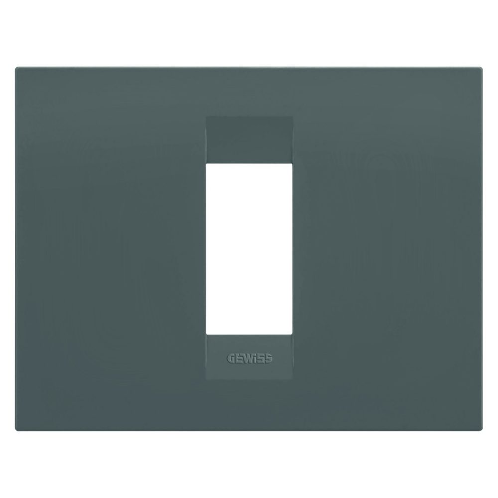 GEWISS GW16401VZ, Ramă ornament GEO, IN tehnopolimer vopsit, 1 modul, Turcoaz, Chorusmart