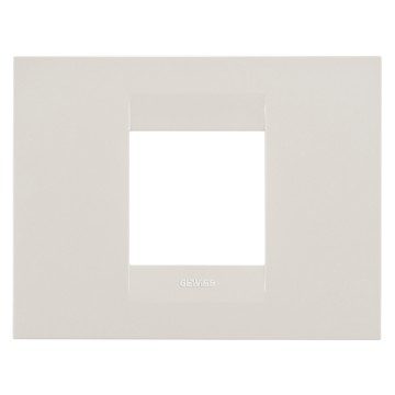 GEWISS GW16402TI, Geo Plate in Technopolymer, 2 Modules,  Ivory, Chorusmart