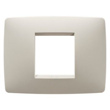 GEWISS GW16102TI, One Plate in Technopolymer, 2 Modules, Ivory, Chorusmart