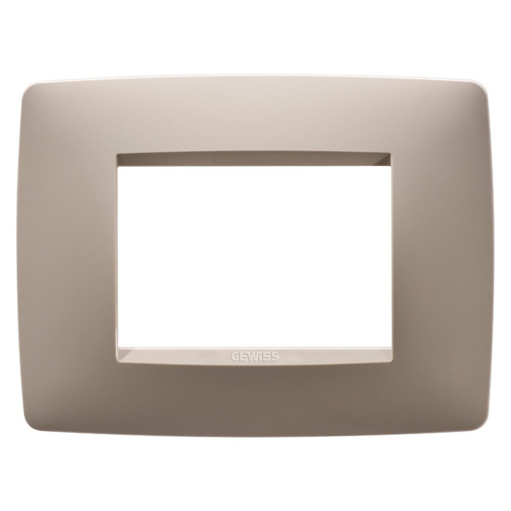 GEWISS GW16103TC, Ramă ornament, IN tehnopolimer, 3 module, Cânepă, Chorusmart