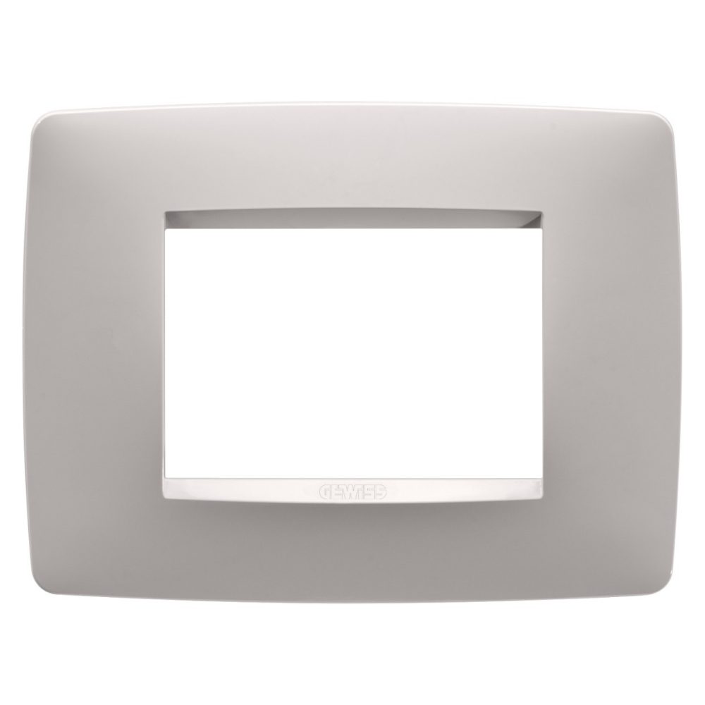 GEWISS GW16103VL, Ramă ornament, din tehnopolimer vopsit, 3 module, Bej natural, Chorusmart