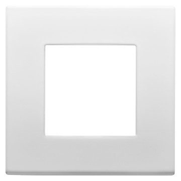 GEWISS GW35901AW, Dahlia Plate in Technopolymer, 1 Gang, White