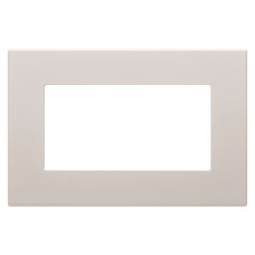 GEWISS GW35909AH, Dahlia Plate in Technopolymer, Double Plate, Hemp