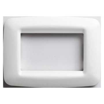 GEWISS GW32244, Playbus Young Plate in Technopolymer, Satin Finishing, 4 Gang, Cloud White, Playbus