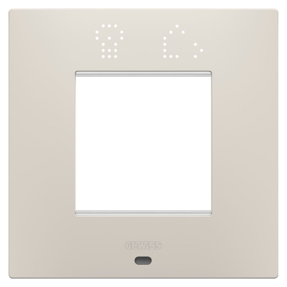 GEWISS GW16022SNB, Ramă ornament Internațională EGO smart, IN tehnopolimer vopsit, 2 module, Bej natural, Chorusmart