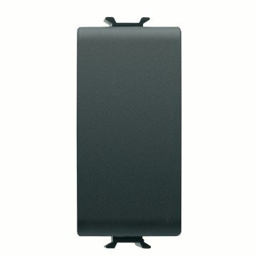 GEWISS GW12091, Reversing Switch 1P 250V AC, 16AX, Neutral, 1 Module, Satin Black, Chorusmart 