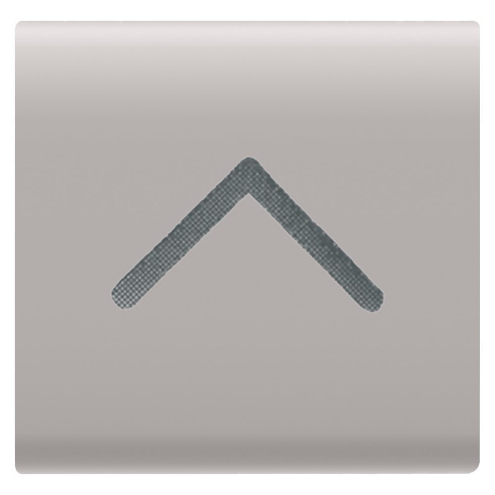 GEWISS GW13545, Interchangeable Button Key, 22x22mm, Vertical Arrow, Natural Satin Beige, Chorusmart 