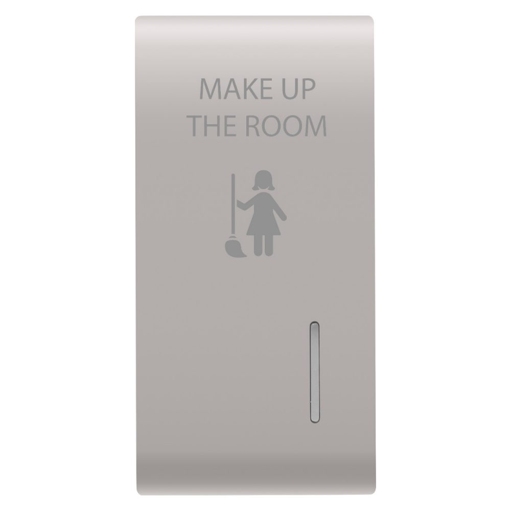 GEWISS GW13732, Interchangeable Button Key with Diffuser, Mur, 1 Module, Natural Satin Beige, Chorusmart 