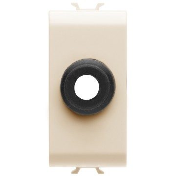 GEWISS GW11196, Cable Outlet 1 Gang, 1 Module, Ivory, Chorusmart