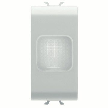 GEWISS GW10621, Single Indicator Lamp, Opal, 1 Module, Glossy White, Chorusmart 