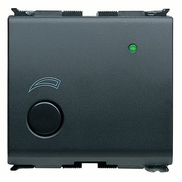 GEWISS GW30401, Regulator electronic, Pentru sarcini rezistive/inductive, Buton, 230V 60-500W, 2 module, Playbus