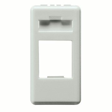 GEWISS GW20270, Adapter for Housing Data Connector, Amp / Keystone Jack, 1 Module, System White