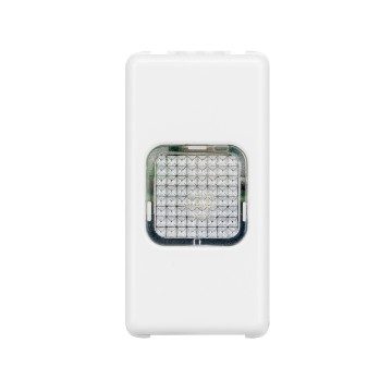 GEWISS GW20835, Lampă anti black-out, 230V 50/60  Hz, 1 modul, Sistem, Alb