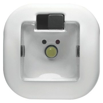 GEWISS GW10661, Extractable Anti Satin Black-out Lamp, 230V AC 50/60Hz 2h, Glossy White, Chorusmart