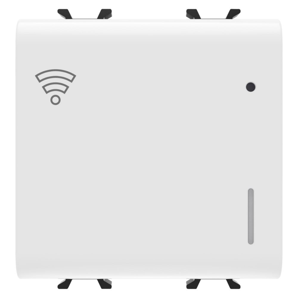 GEWISS GW10840, Home gateWay, 100-240 v c.a. 50/60  Hz, 2 module, Alb lucios, Chorusmart