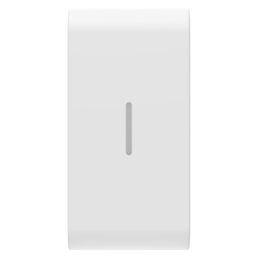 GEWISS GW15555S, Buton înlocuibil pentru comenzi axiale, Cu difuzor, 1 modul, Alb satinat, Chorusmart